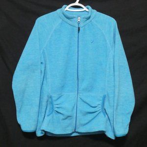 IZOD PERFORMANCE | large | Full-Zip Blue Fleece Lightweight Jacket